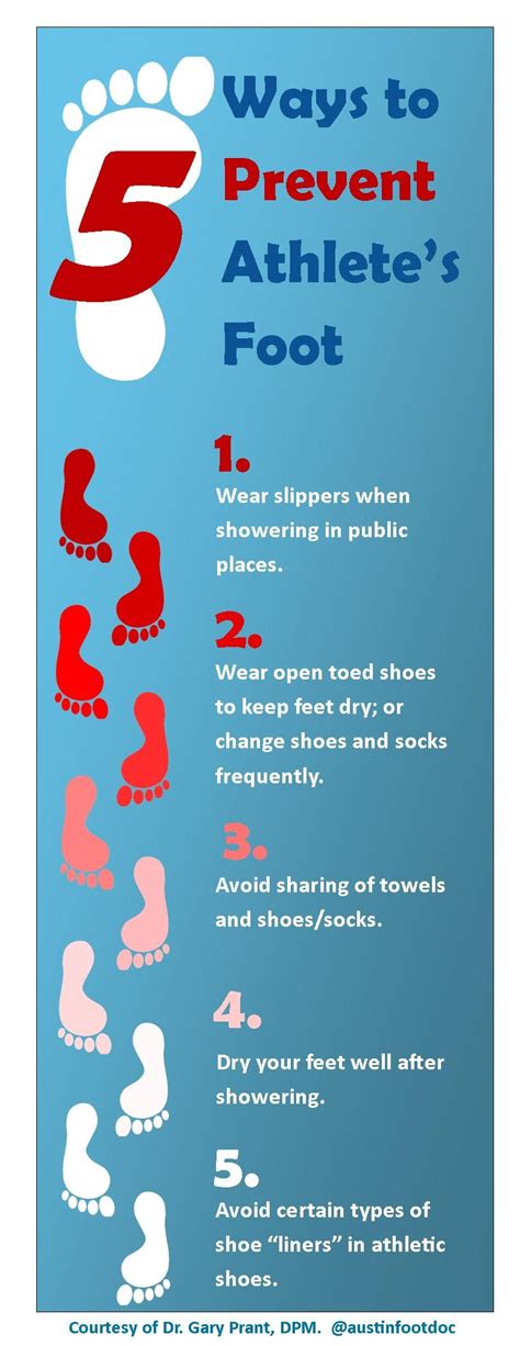 5 Ways to Beat Athlete's Foot