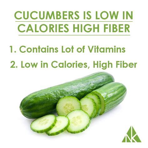 5 ways cucumbers have fiber