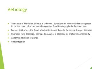 Abnormal Immune Responses in Meniere's Disease