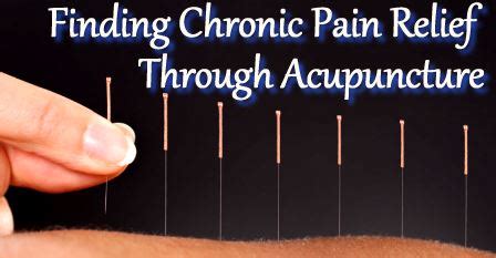 Acupuncture Chronic Pain