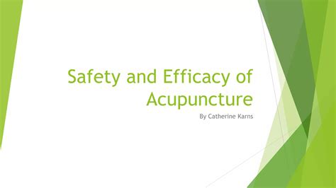 Acupuncture Safety