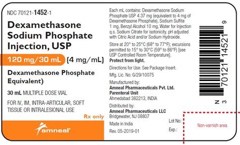 Administration and Dosage of Dexamethasone