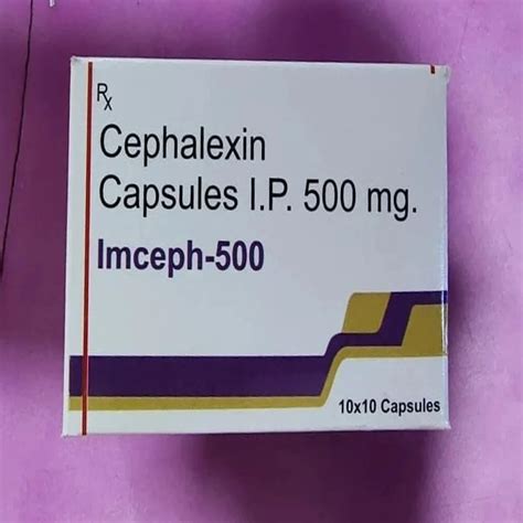 Administration of Cephalexin 500mg