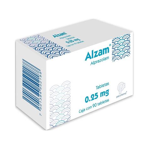 Alprazolam 0.25mg Tablet Examples