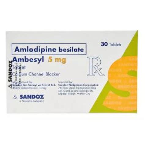 Amlodipine 5mg Overview