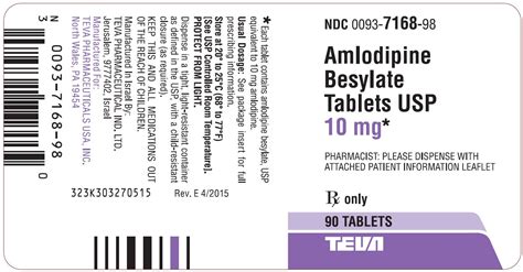 Amlodipine Besylate 10 Mg Dosage and Administration