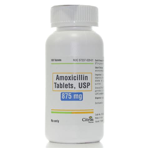 Amoxicillin 875mg