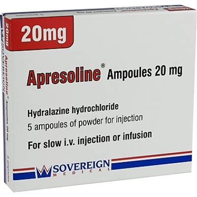 Apresoline Hydralazine
