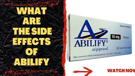 Aripiprazole Less Common Side Effects