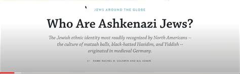 Ashkenazi Jewish Community