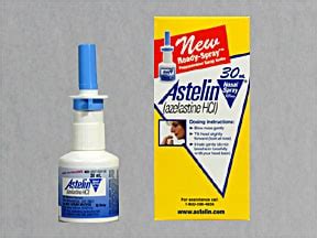 Astelin Nasal Spray Precautions