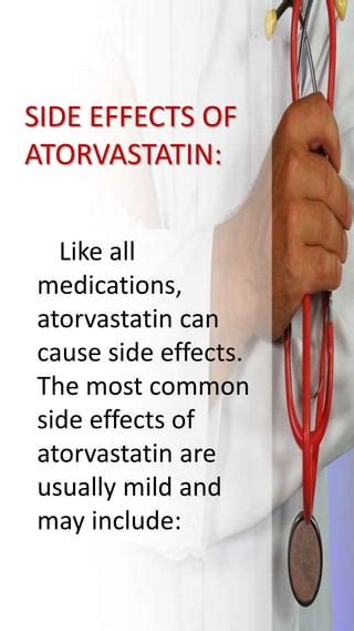 Atorvastatin Side Effects