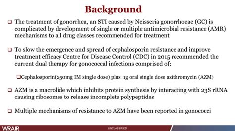 Azithromycin Resistance and Stewardship