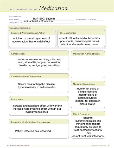 Bactrim Applications
