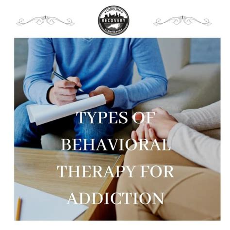 Behavioral Therapies for Drug Addiction