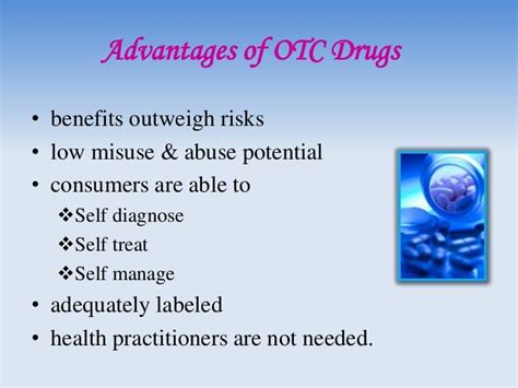 Benefits and Drawbacks of OTC Medications