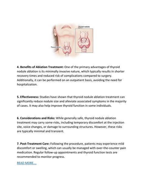 Benefits of ablation