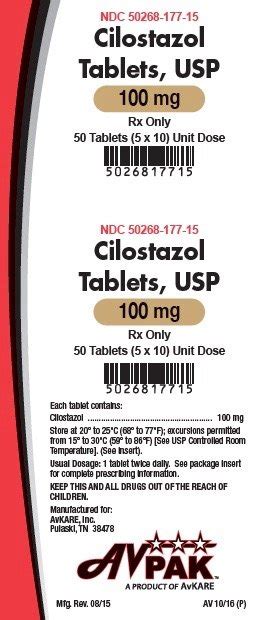 Benefits of Cilostazol 100mg