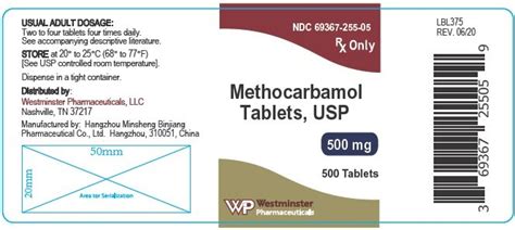 Benefits of Methocarbamol 500mg