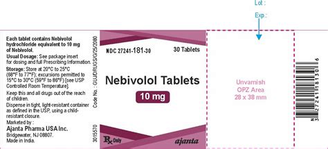 Benefits of Nebivolol 10mg