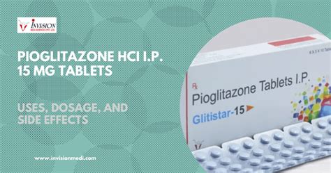Benefits of Pioglitazone 15mg