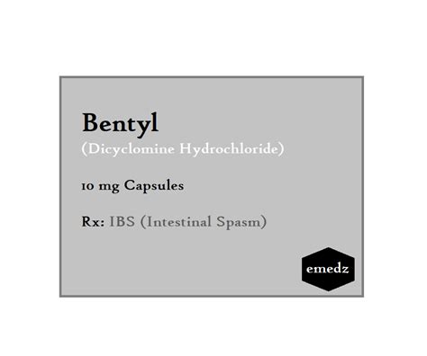 Bentyl Conclusion