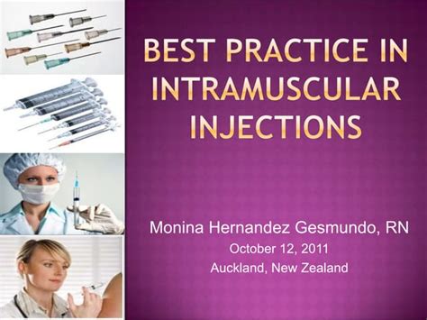 Best Practices IM Injections