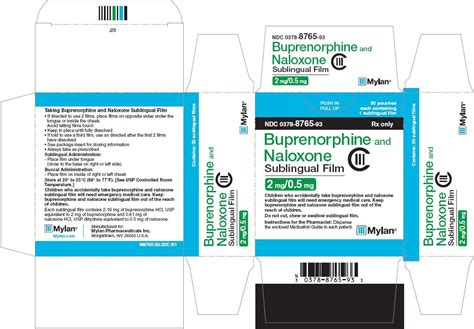 Buprenorphine Naloxone Sublingual Film Work