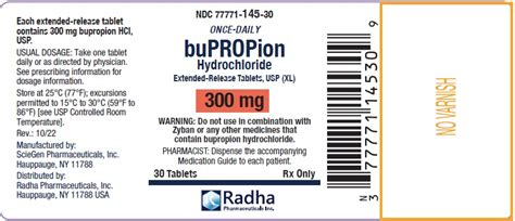 Bupropion HCl SR Interactions