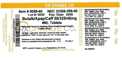Butalbital overdose