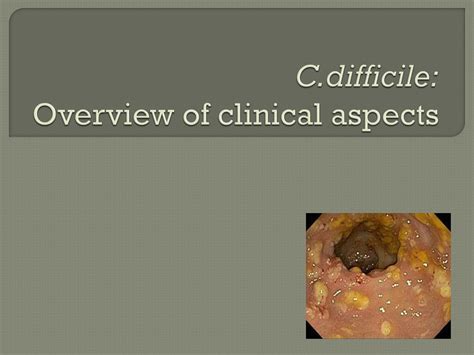 C Diff Complications