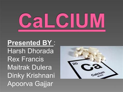 Calcium Introduction