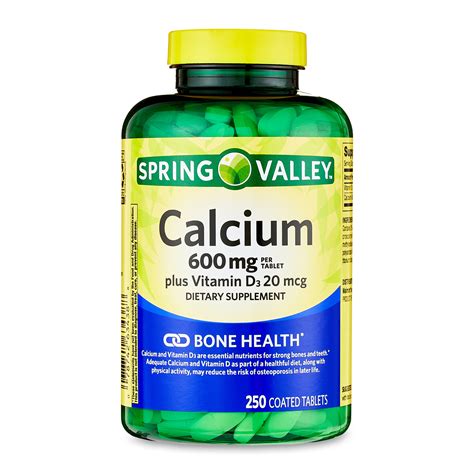 Calcium and Vitamin D Supplements