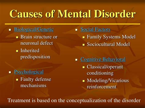 Causes and Risk Factors of Psychopathology Disorders