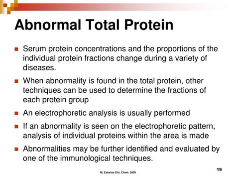 Causes of Abnormal Total Serum Protein Levels