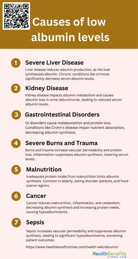 Causes of Low Albumin Levels