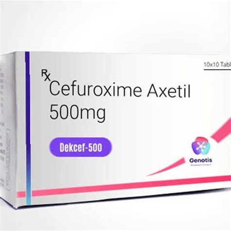 Cefuroxime Axetil 500mg Storage and Handling