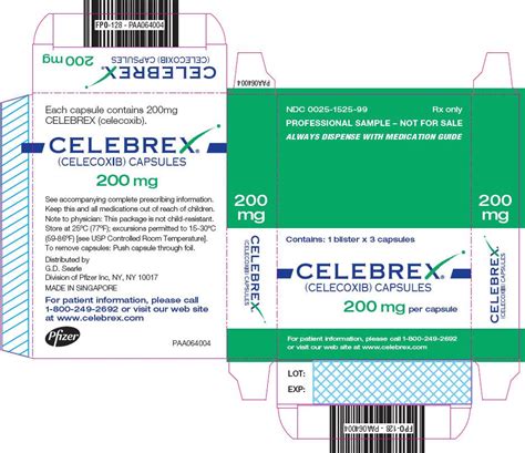Celebrex Dosage