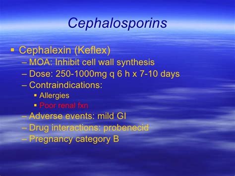 Cephalexin and Pregnancy