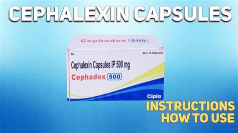 Cephalexin Usage