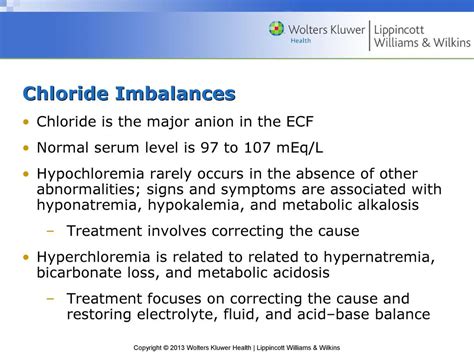 Chloride Imbalance