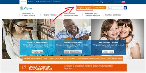 Cigna Login Overview