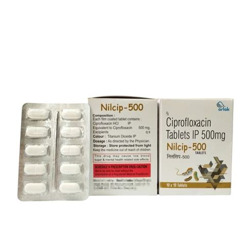 Ciprofloxacin 500 Mg Tablets