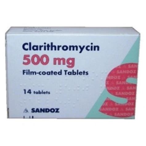 Clarithromycin 500mg tablets