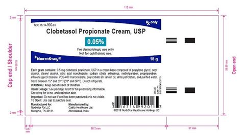 Clobetasol Propionate Cream Dosage