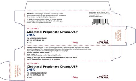Clobetasol Propionate Ointment Patient Information
