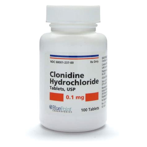 Clonidine HCl 0.1 Mg Tablet