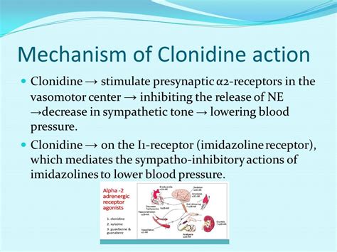 Clonidine Mechanism of Action