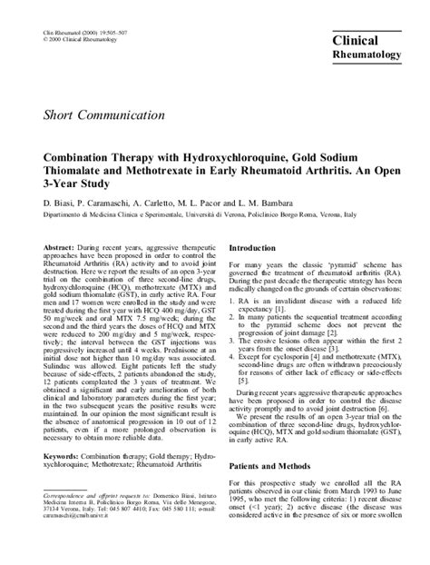 Combination Therapies