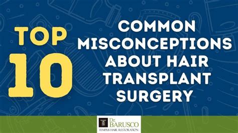 Common Misconceptions About Hair Replacement Surgery